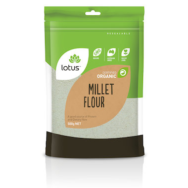 Lotus Certified Organic Millet Flour (500g)