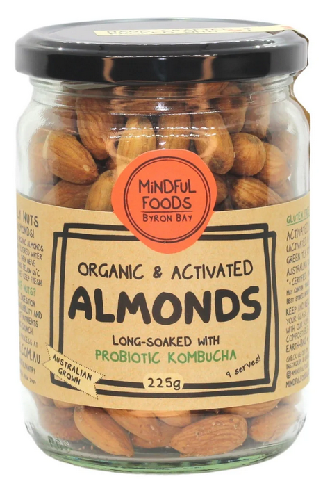 Mindful Foods Organic & Activated Almonds (225g)