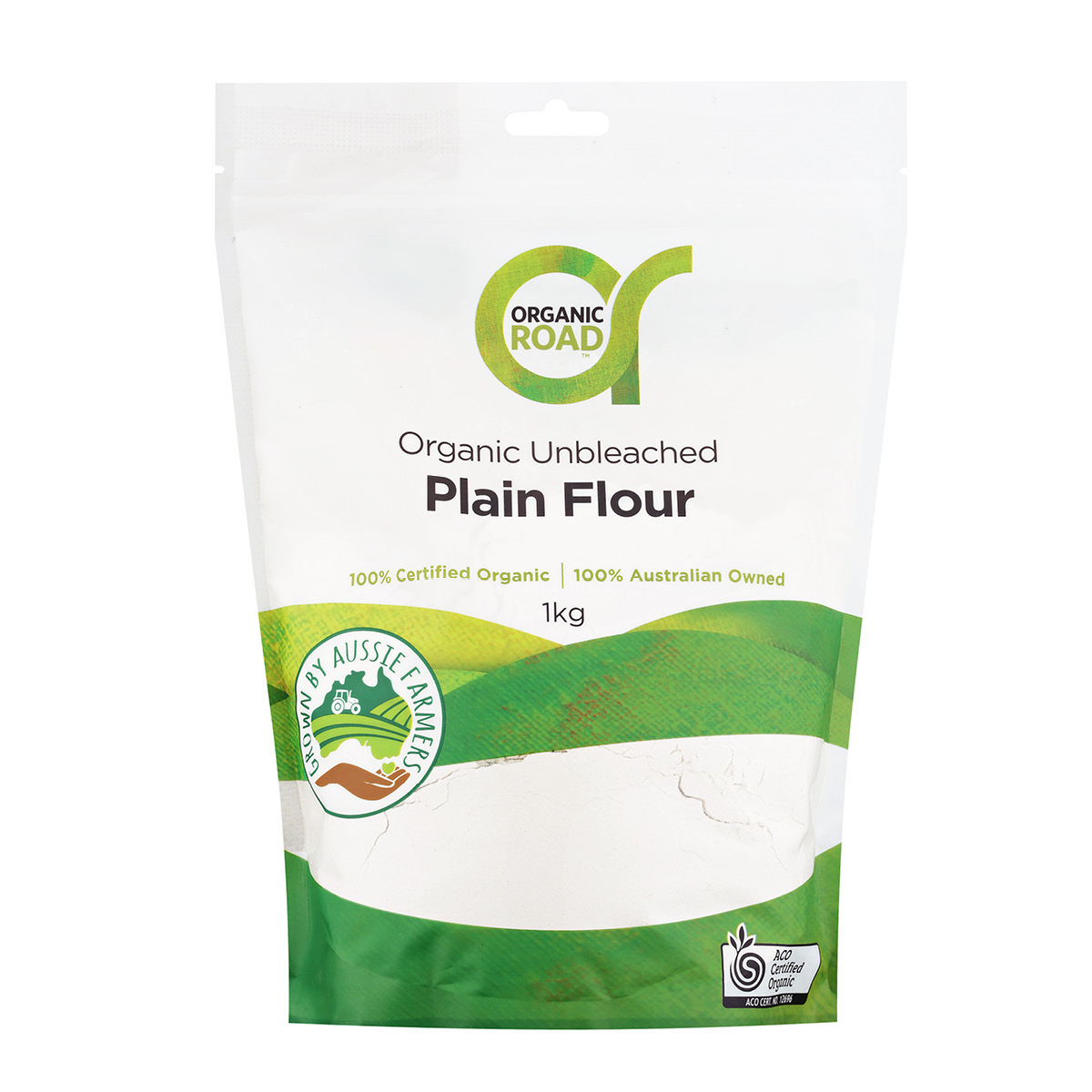 Organic Road Organic Unbleached Plain Flour (1kg)